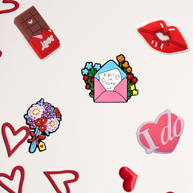 BULKITEM 25 Pcs Gamer, Summer, Nurse, Pink, Hunting, Black,USA american flag crocs,Shoe Charms, Cute Shoe Accessories Gifts Charms for Teens Kids Adults - Image 3